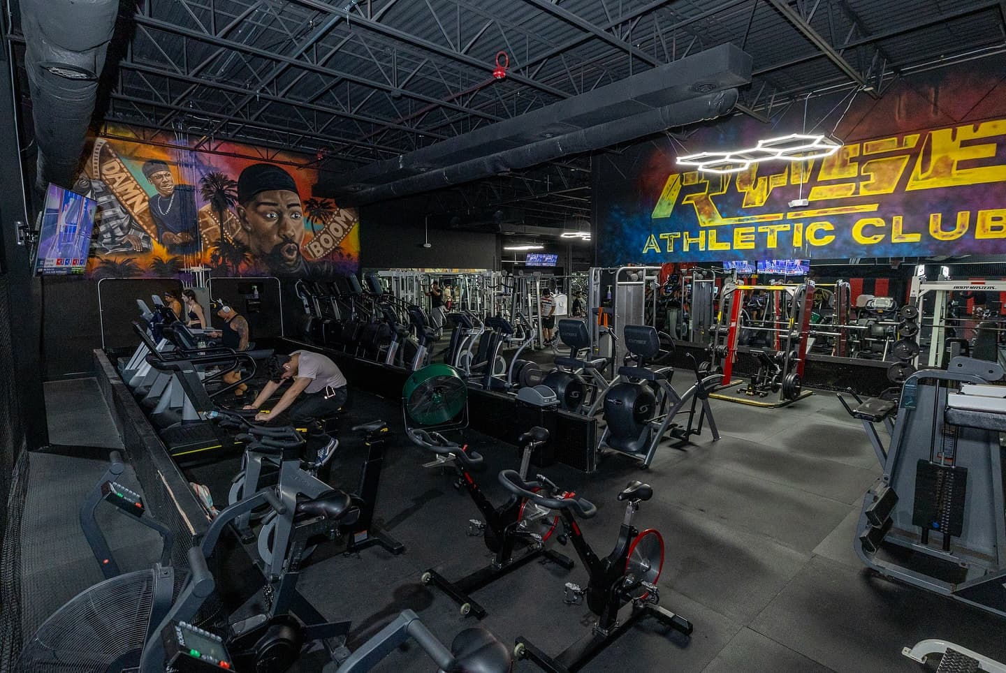 ryseathleticclub: Cardio under the murals never hits the same.
