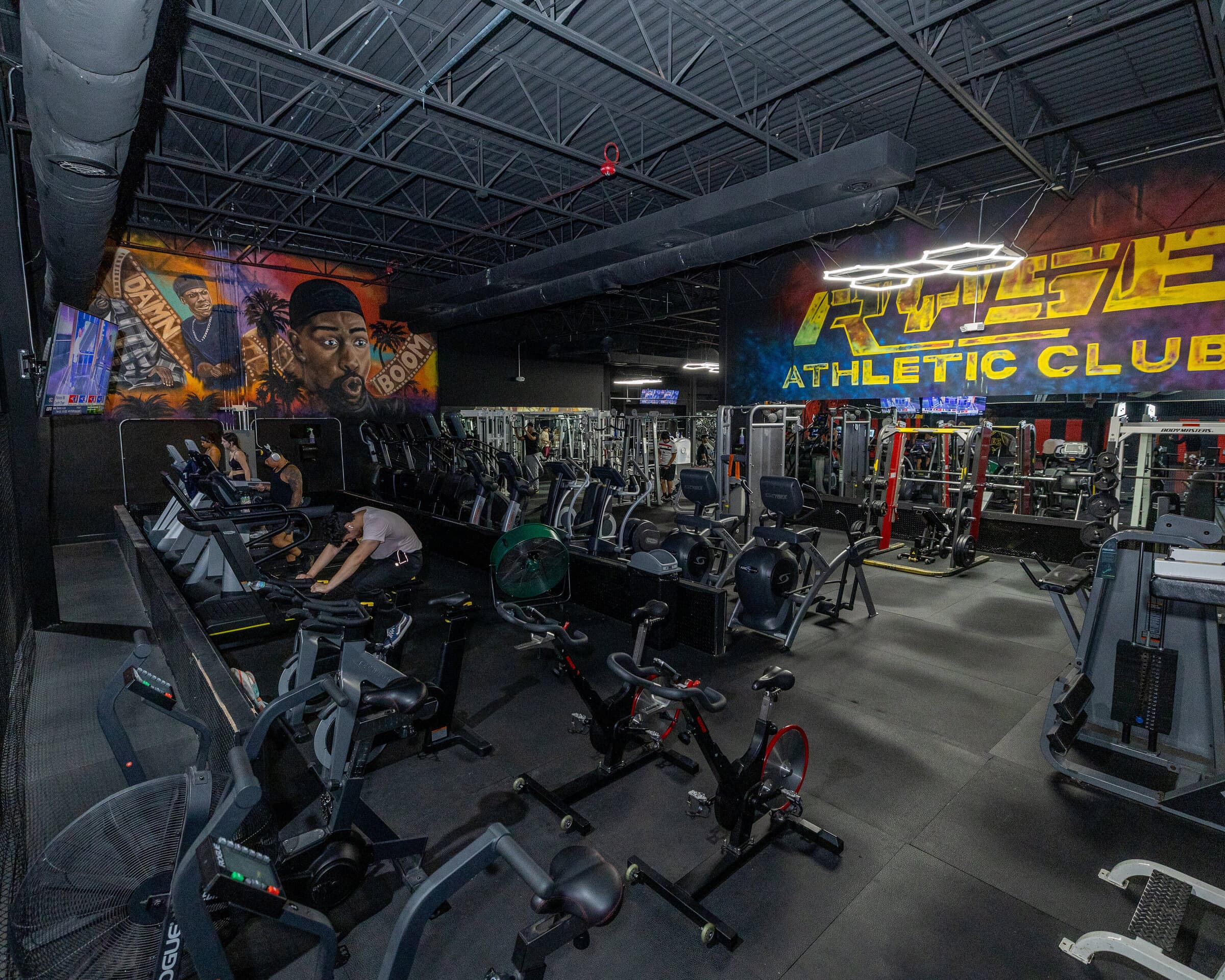 Inside Ryse Athletic Club