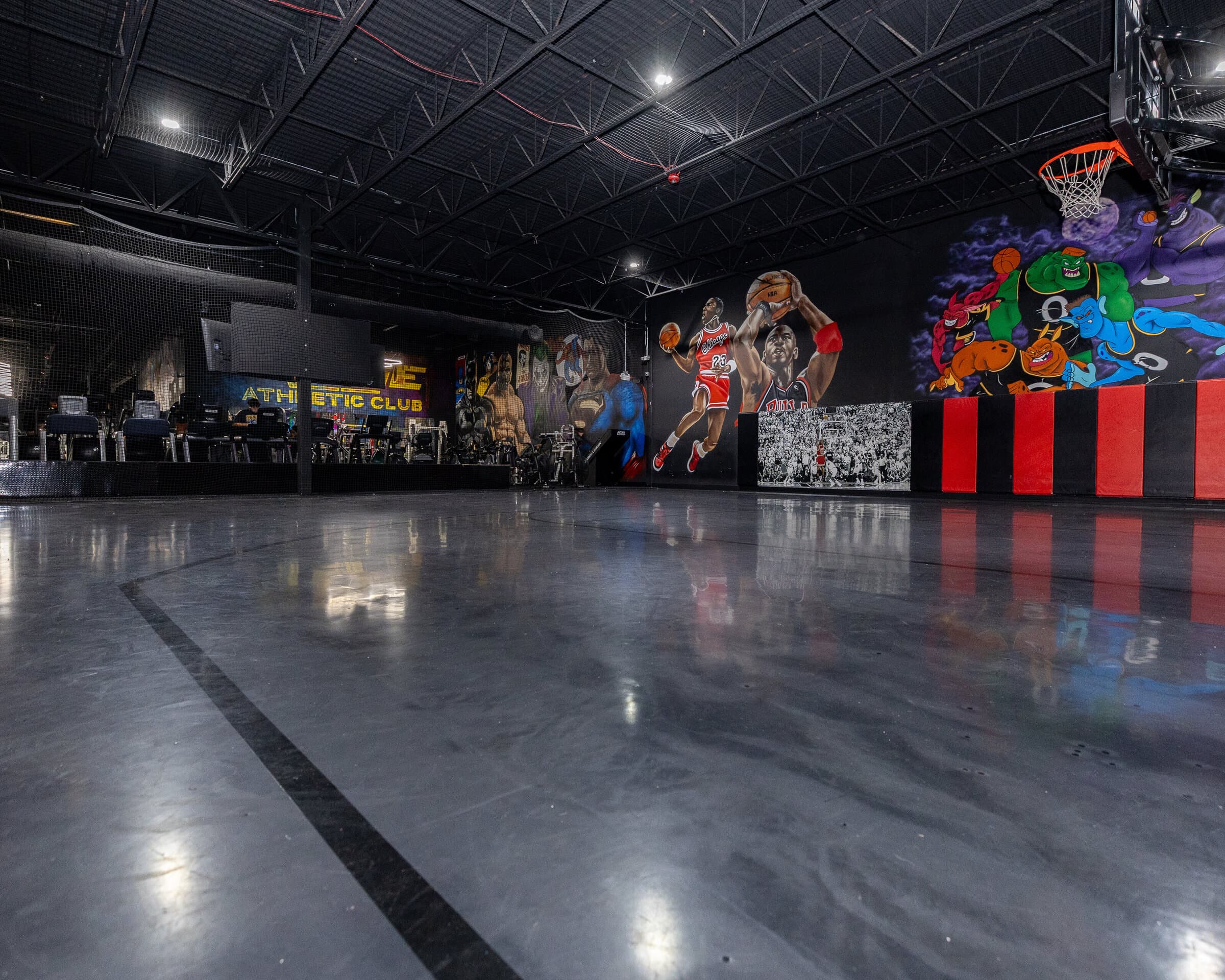 Members training on the main floor at Ryse Athletic Club
